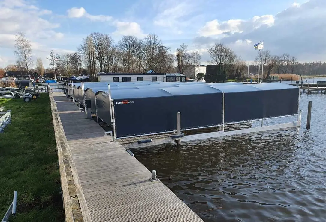 Bootoverkapping, project 6 bootoverkappingen Drijf-Drijf in Loosdrecht – foto 1