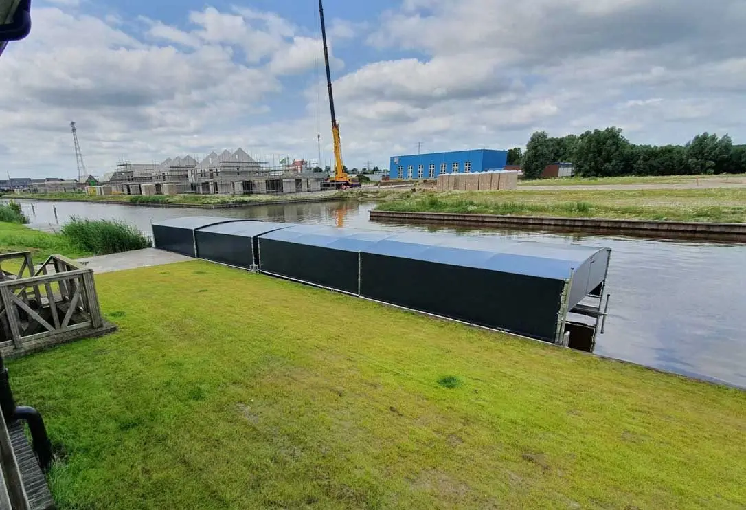 Bootoverkapping, project 2 bootoverkappingen Drijf-Drijf in Drachten – foto 1